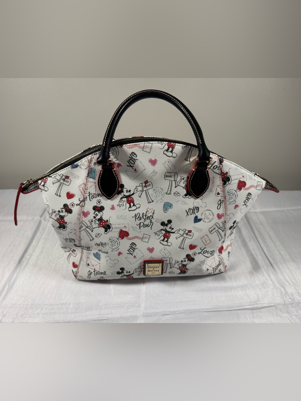 Dooney & Bourke Disney's Valentine Sweethearts Satchel Bag Large